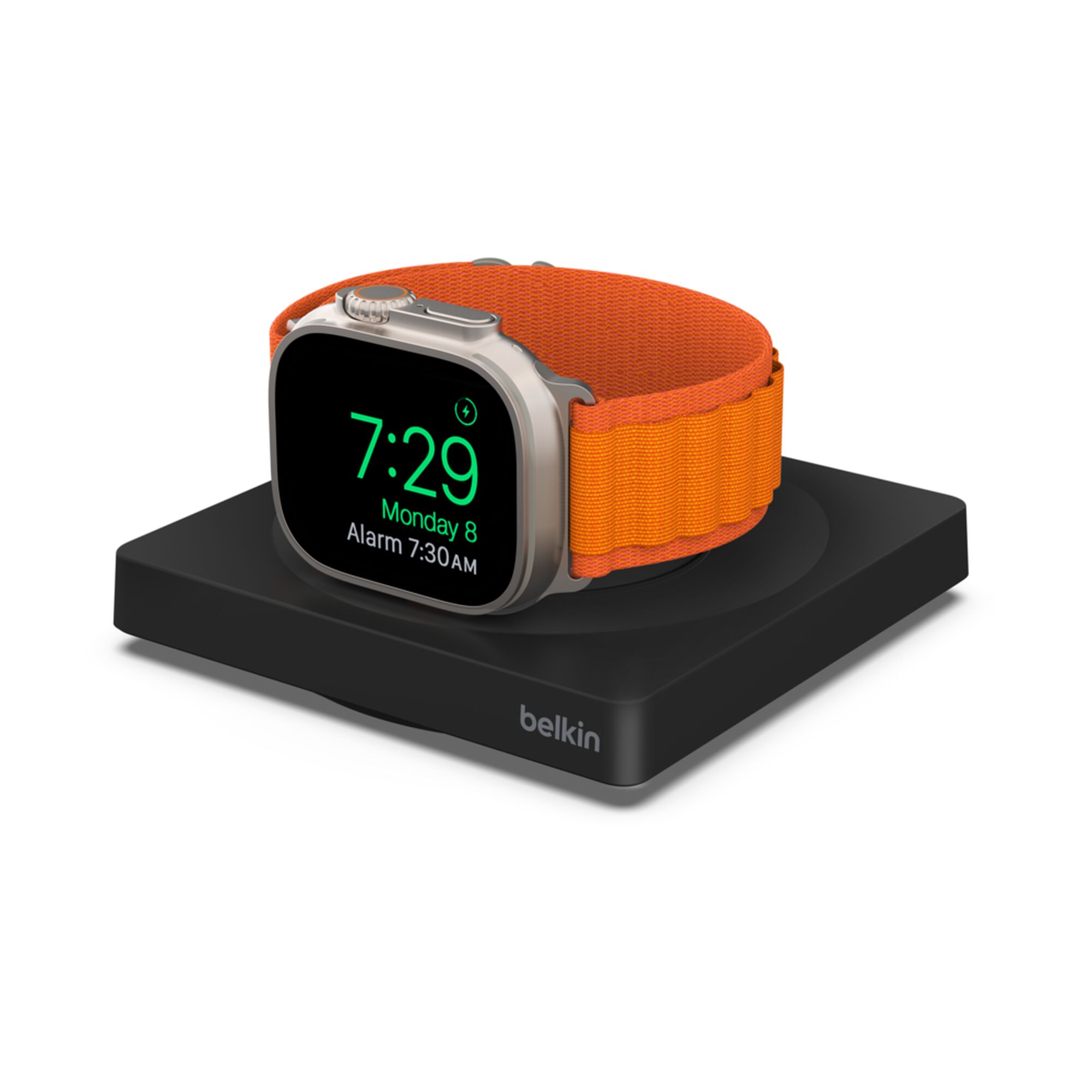 Belkin BoostCharge Pro Portable Fast Charger for Apple Watch, Black (WIZ015DSBK)