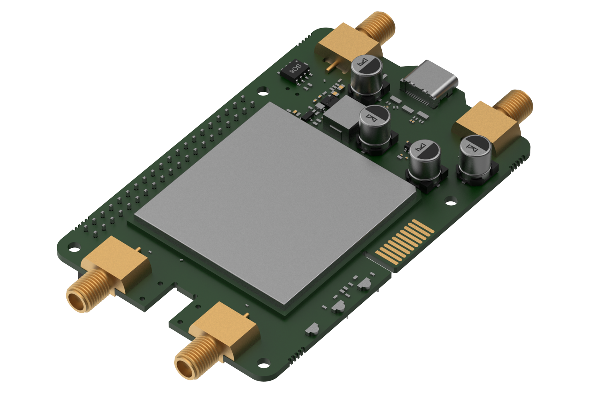 Teltonika EBD050 Raspberry Pi-compatible 5G modem board with Quectel RG520N-NA — view 2