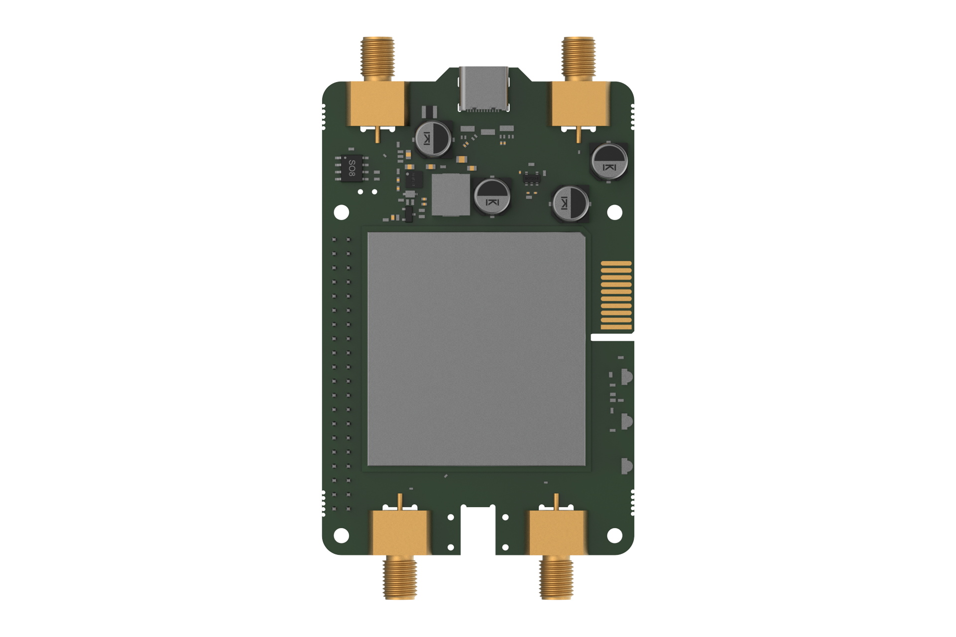 Teltonika EBD050 Raspberry Pi-compatible 5G modem board with Quectel RG520N-NA — view 3