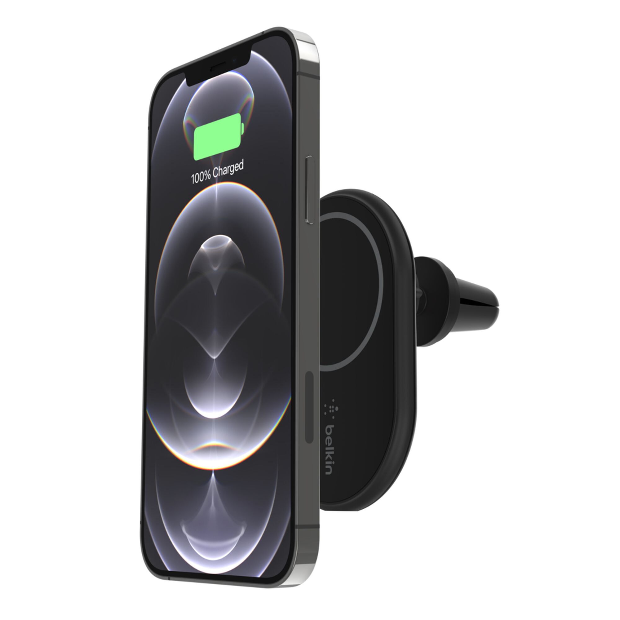 Belkin BoostCharge Magnetic Wireless Car Vent Charger 10W, Certified Refurbished