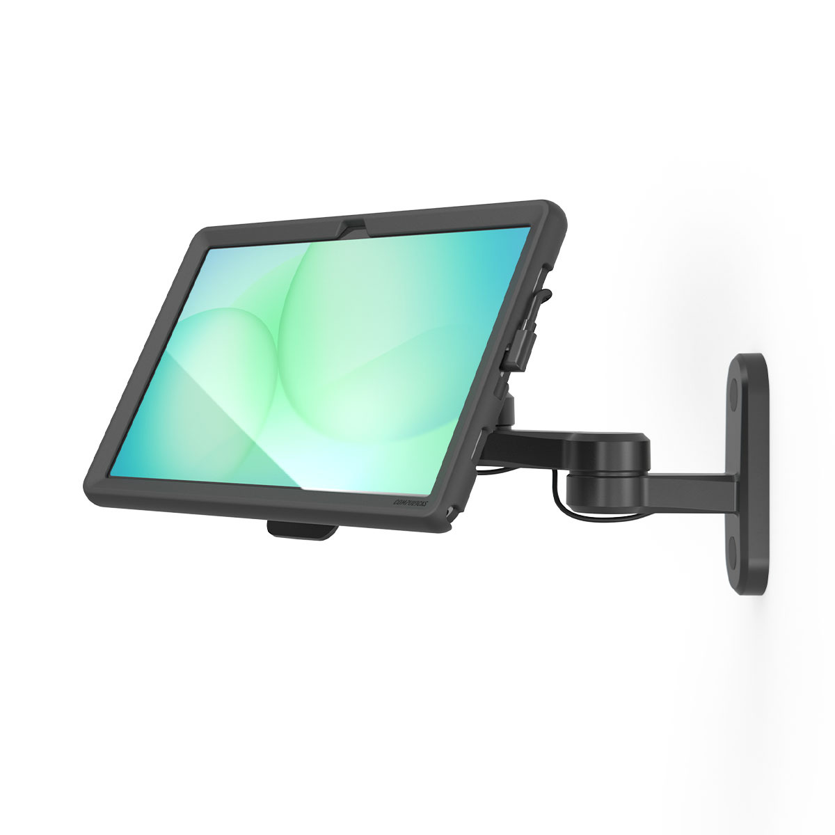 Compulocks PowerMove Swing Wall Mount with Cable-Free Charging for Galaxy Tab A11+, Black