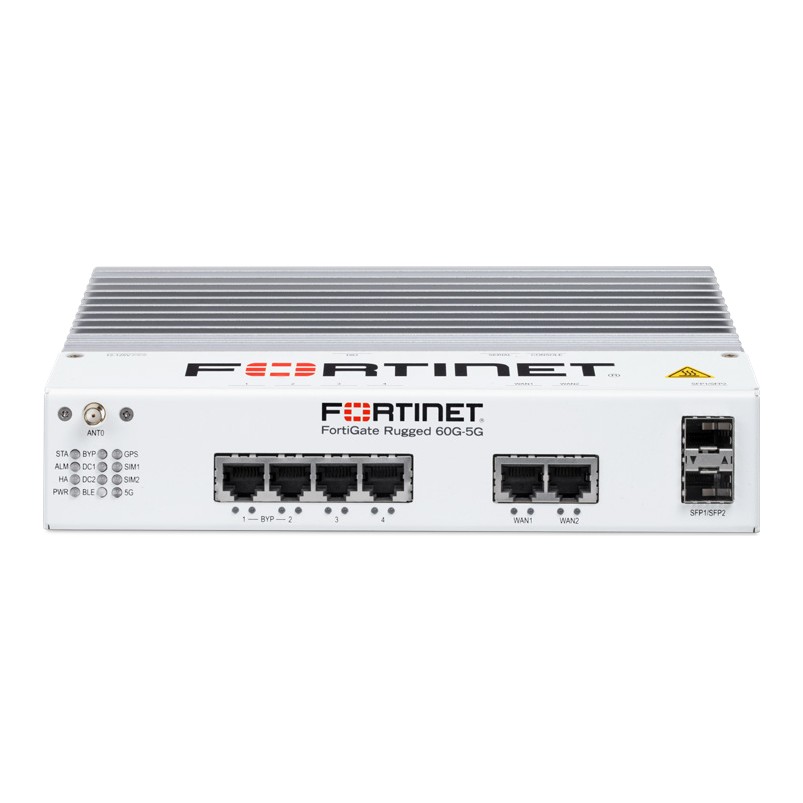 Fortinet FortiGate Rugged 60G-5G Industrial 5G Firewall with 5-Year FortiCare Premium and UTP