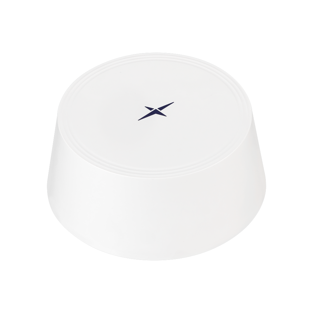 Taoglas Synergy X 9-in-1 Multi-Band GNSS, 5G/4G and Wi-Fi 6/7 Combination Antenna, White, 5 m SMA Cables