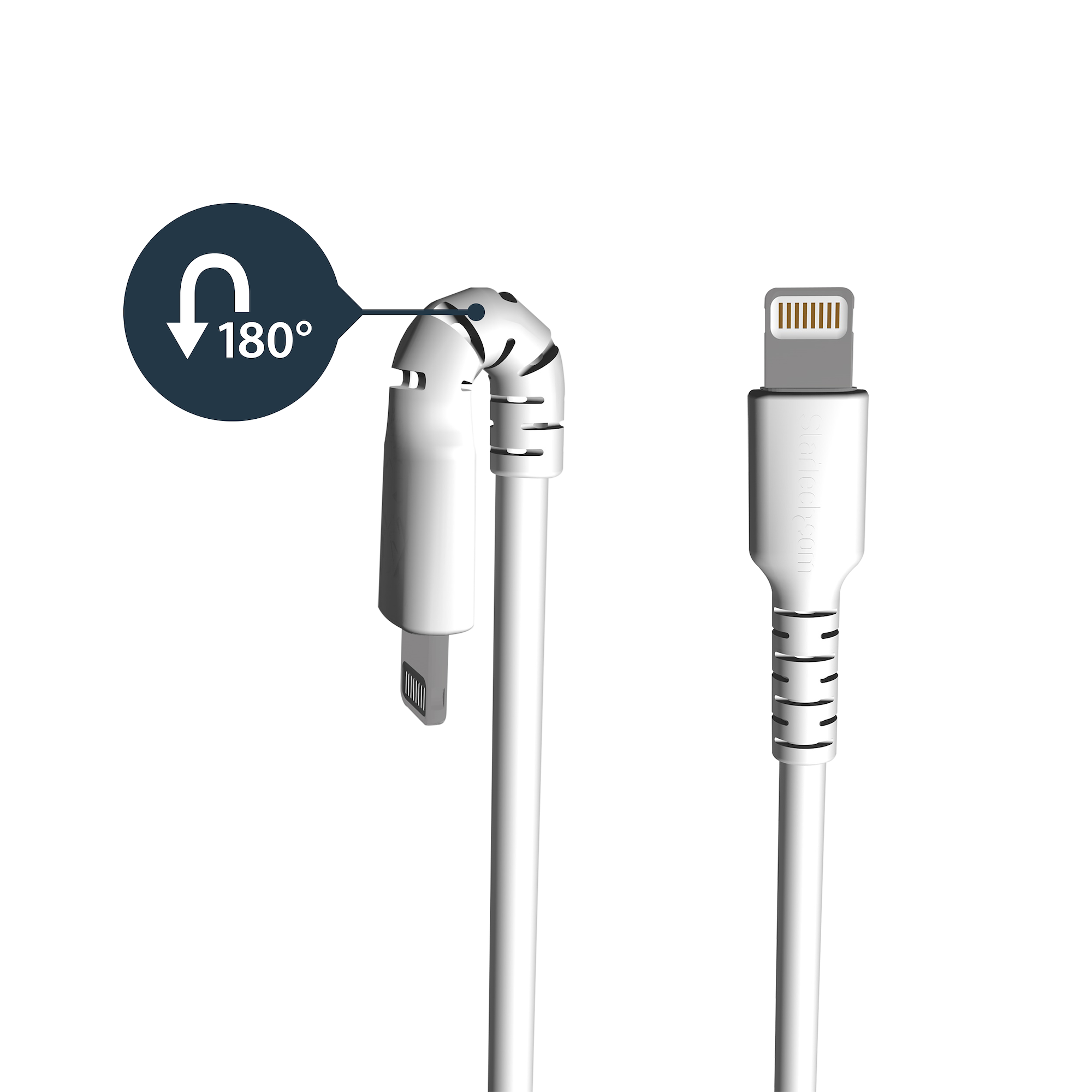 StarTech RUSBLTMM2M rugged USB-A to Lightning cable — view 2