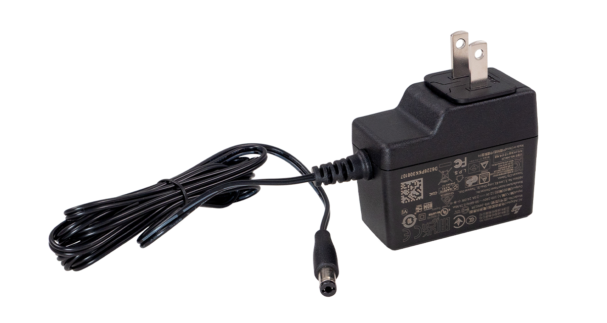 Cradlepoint 170939-000 12 VDC 24 W Power Supply for W2255, Barrel, 1.5 m, North America