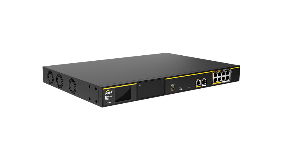 Peplink Balance 580X modular multi-WAN router — view 2