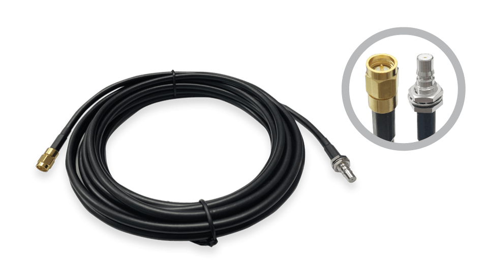 Peplink Extension Coax Cable, 15 ft SMA to QMA