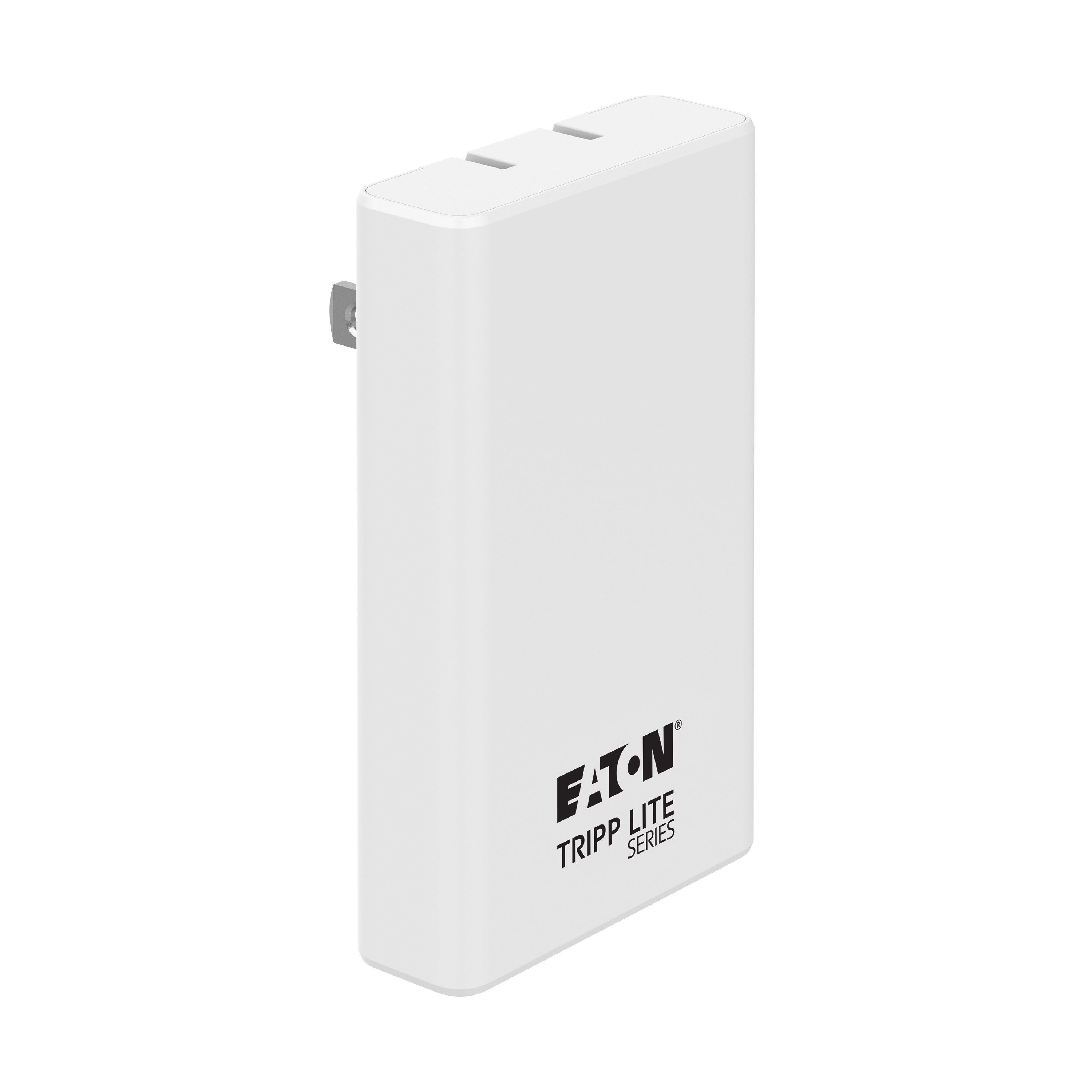 Eaton Tripp Lite U280-WF2-65C2-G 65W 2-Port USB-C GaN Wall Charger, Ultra Slim, PD 3.0, White