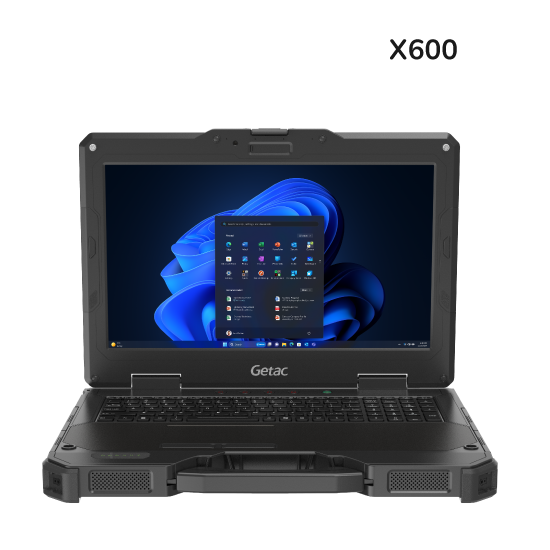 Getac X600 dual mobile monitor screen extender — view 2