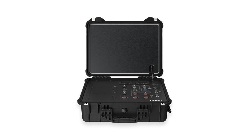 Peplink PDX ruggedized portable unit with dual 5G modems for field connectivity — view 2