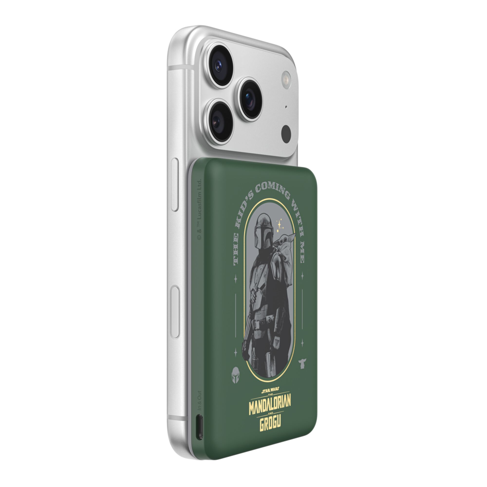 Belkin BoostCharge Slim Magnetic Power Bank 5K, The Mandalorian & Grogu Edition