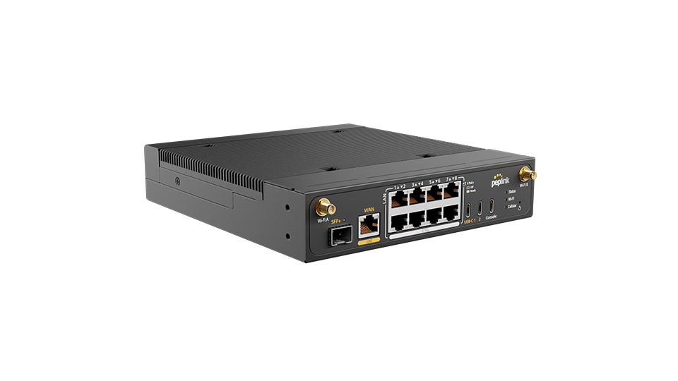 Peplink Balance 310 5G SD-WAN branch router with embedded global 5G modem — view 7