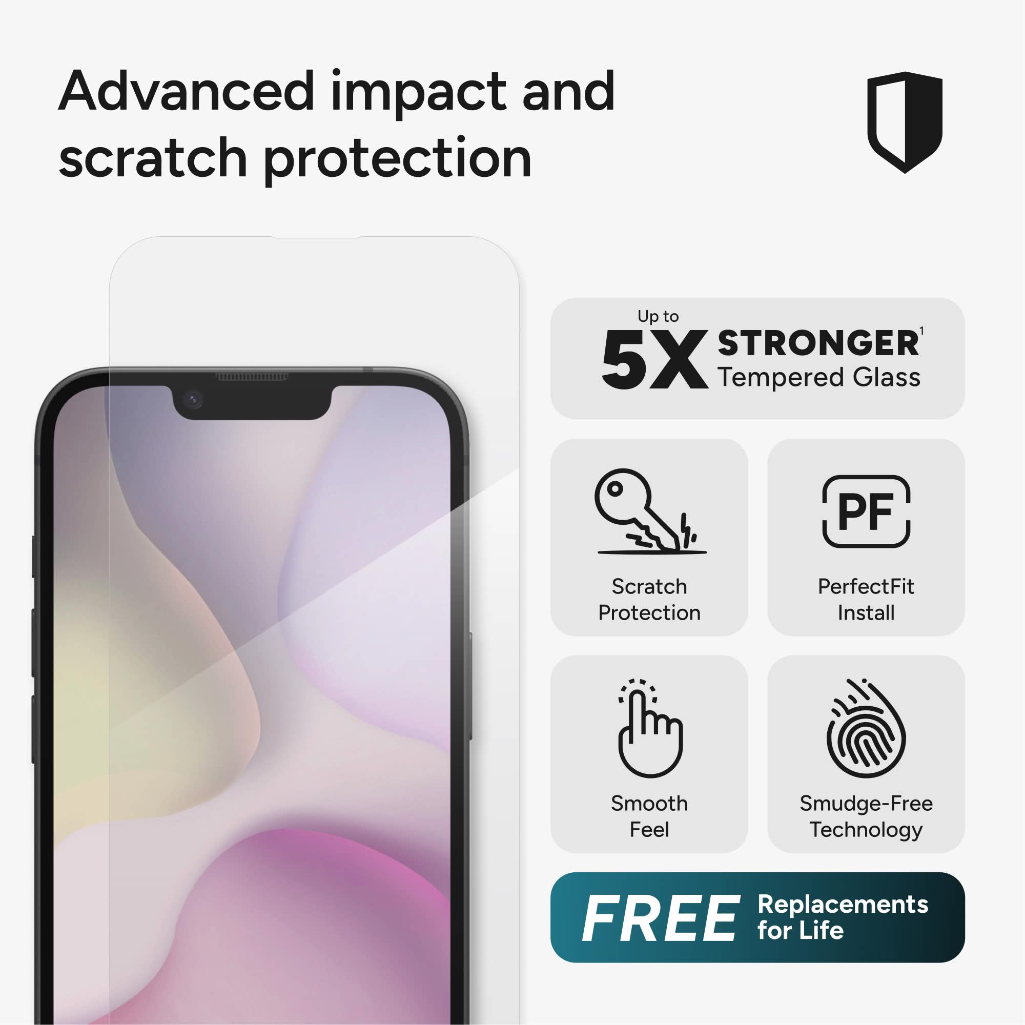 ZAGG Glass Elite iPhone screen protector — view 2