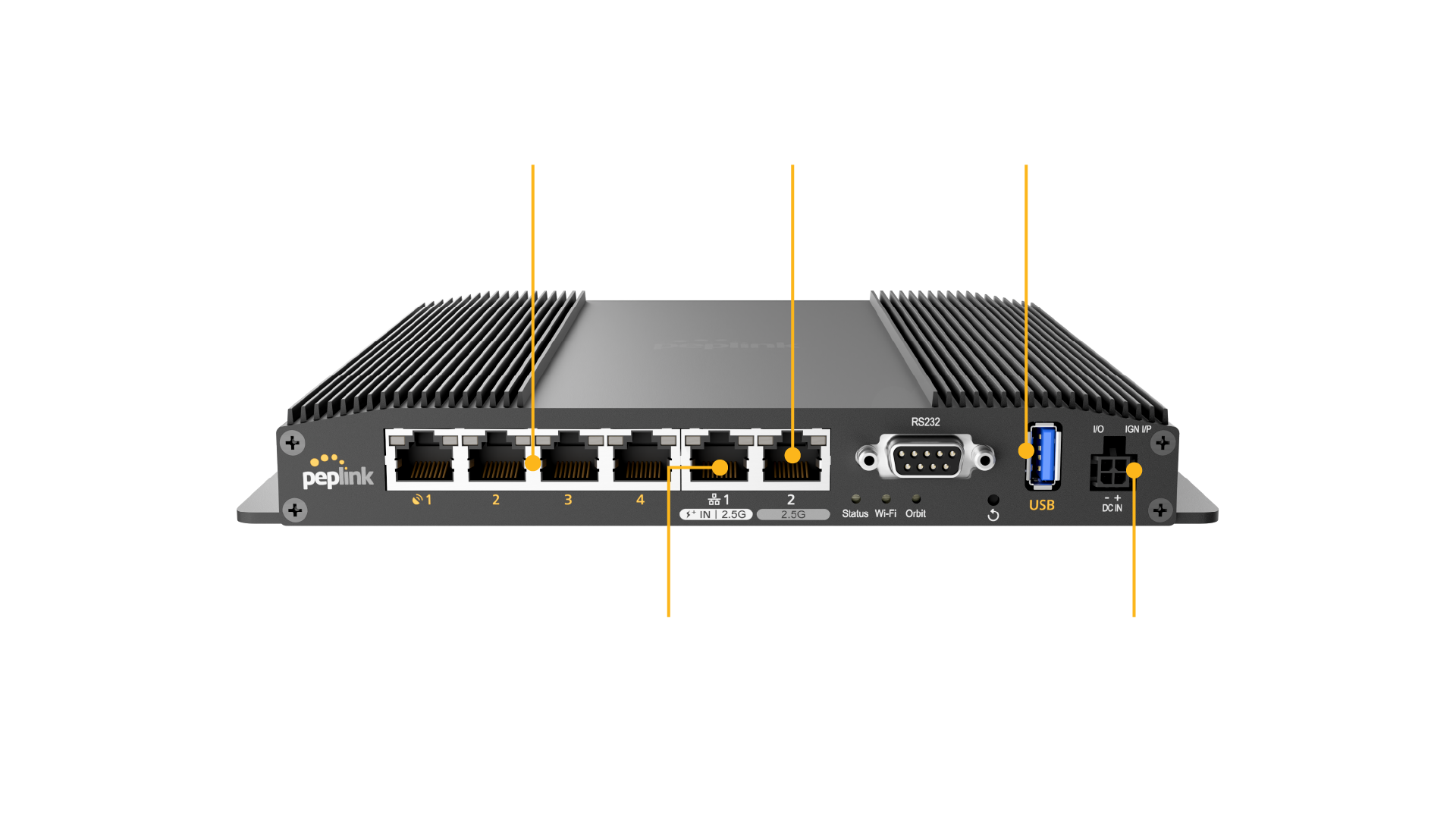 Peplink MAX Orbit 4 multi-orbit router — view 5