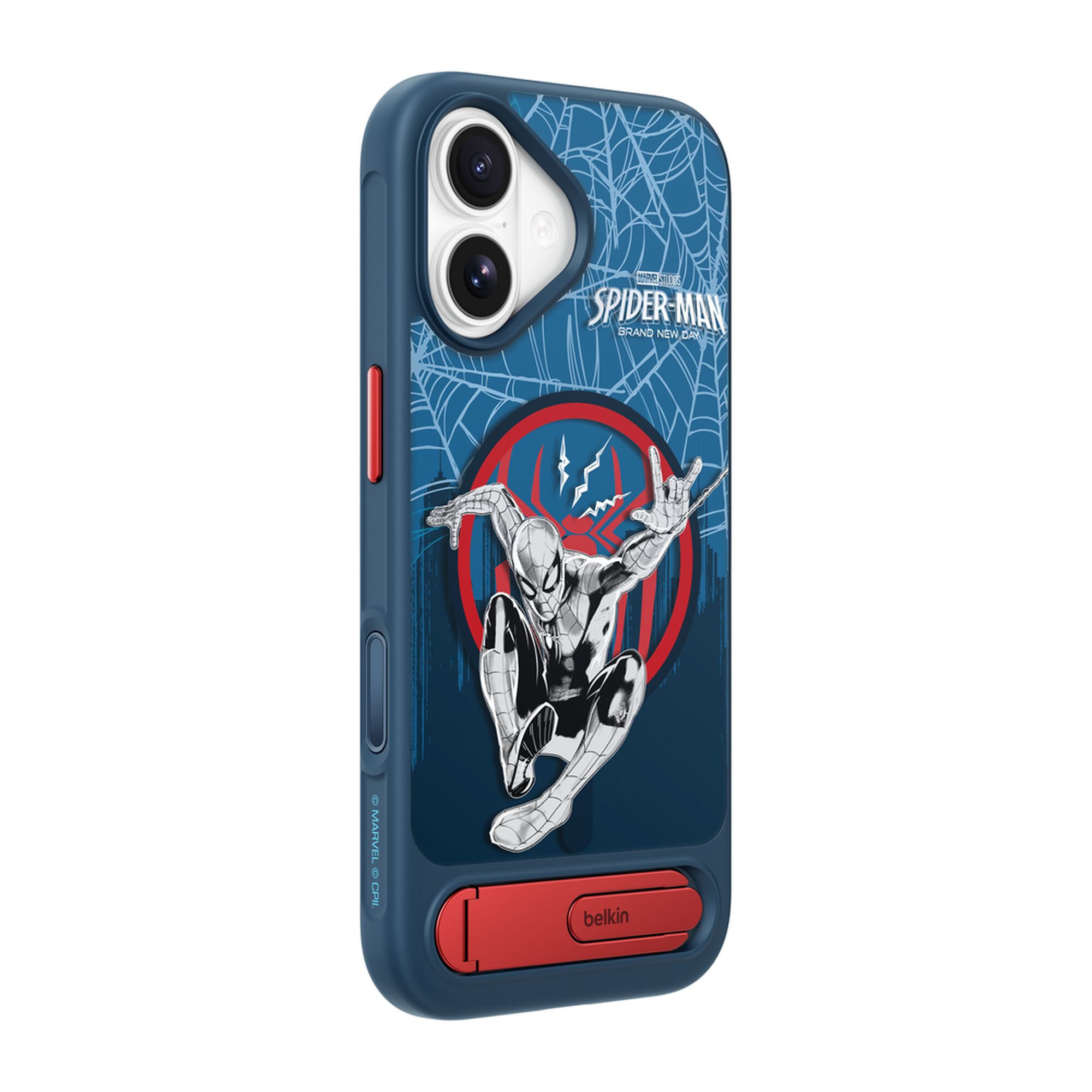 Belkin SheerForce Magnetic Case with Kickstand for iPhone 17, Spider-Man: Brand New Day