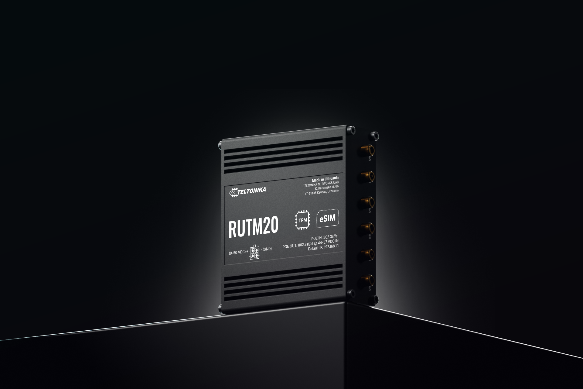 Teltonika RUTM20 compact 5G cellular router — view 6