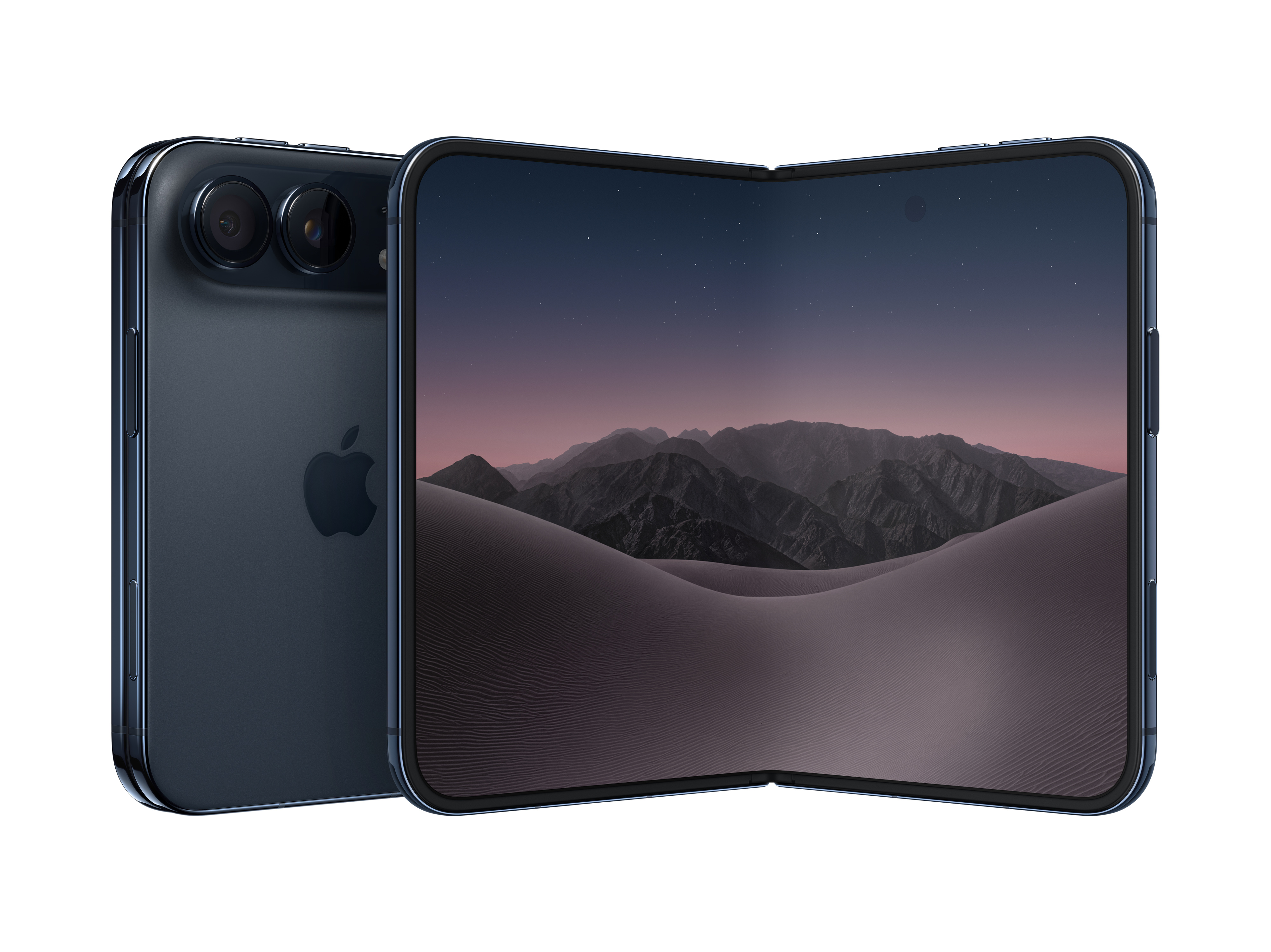 Apple iPhone Duo 256GB Night Sky Foldable 5G Smartphone (MK1F4LL/A)