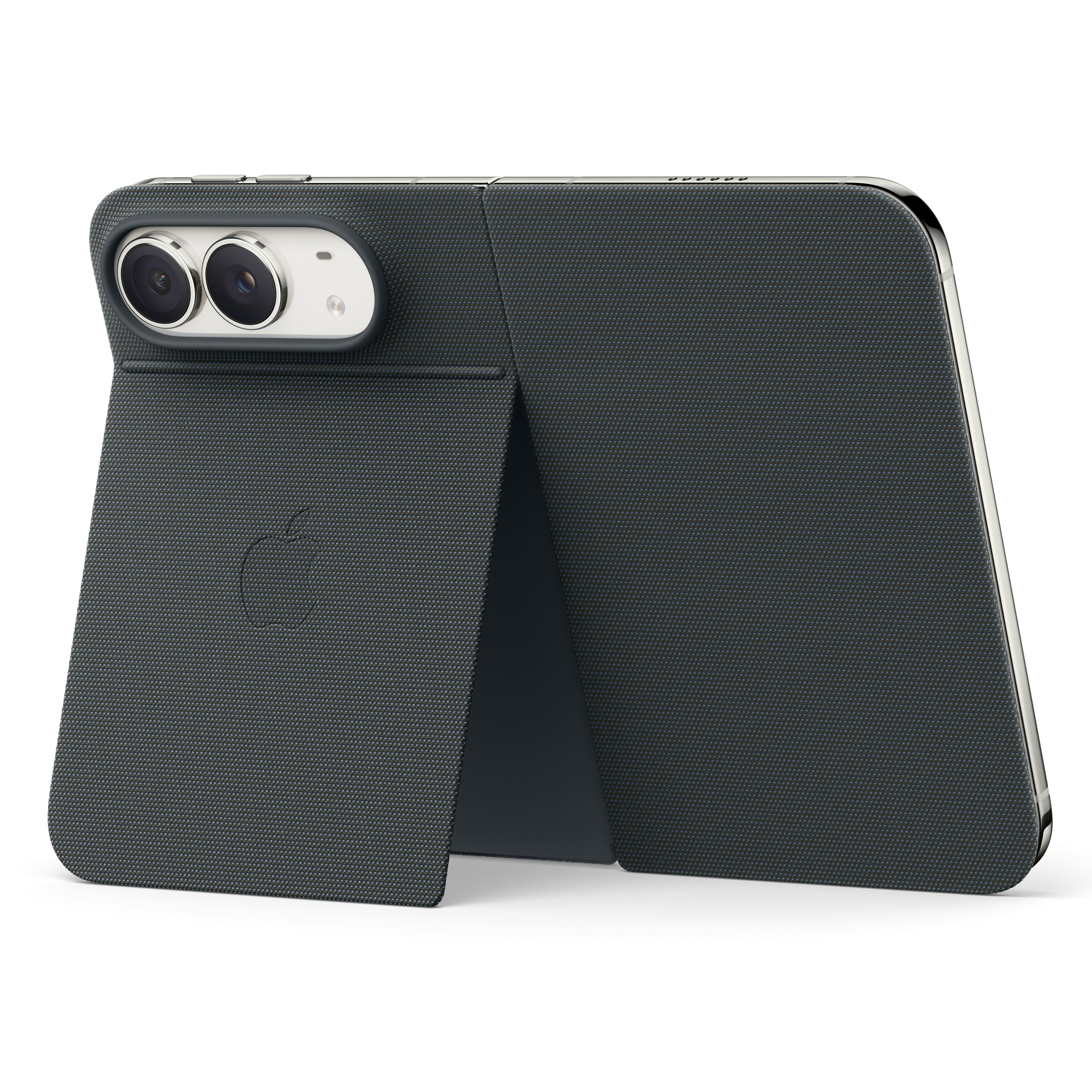 Apple iPhone Duo Folio with Kickstand – Navy Blue (MKR74ZM/A)