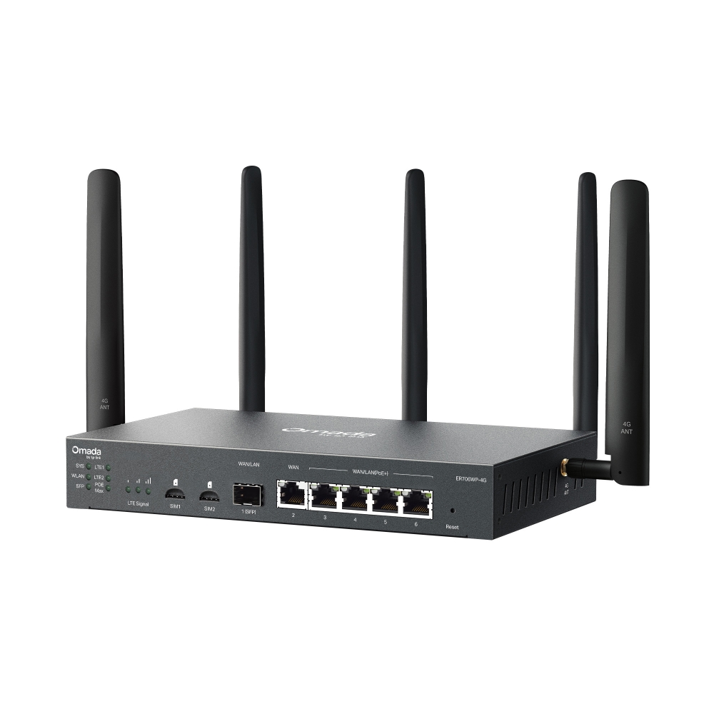 TP-Link Omada ER706WP-4G AX3000 4G+ VPN gateway — view 3