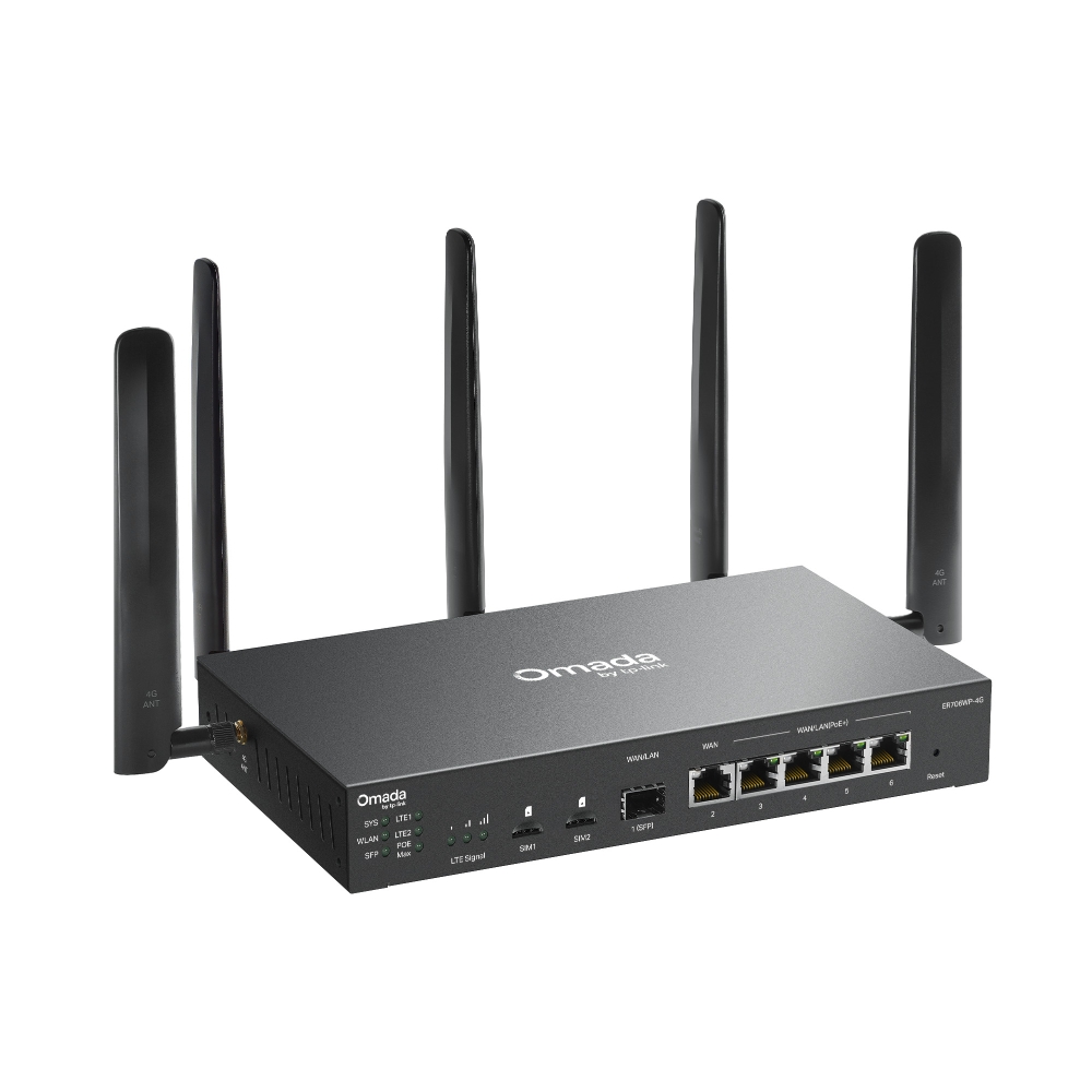 TP-Link Omada ER706WP-4G AX3000 4G+ VPN gateway — view 2