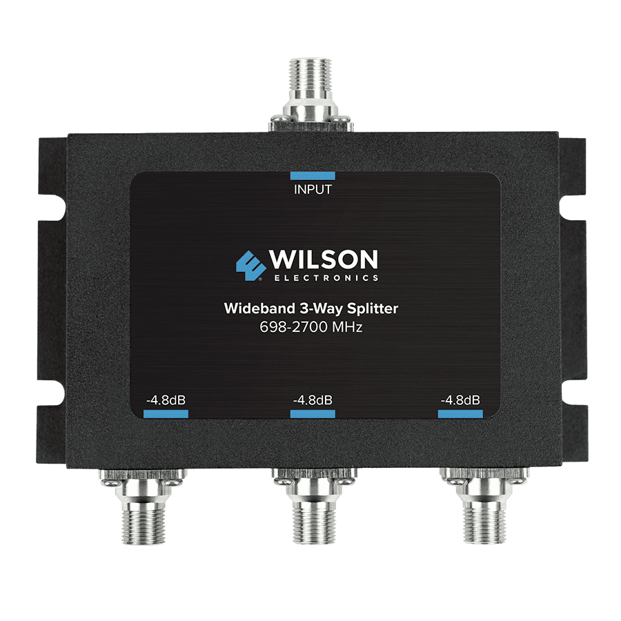 weBoost 850035 3-Way Signal Splitter, -4.8 dB, 75 Ohm F-Female, 698-2700 MHz