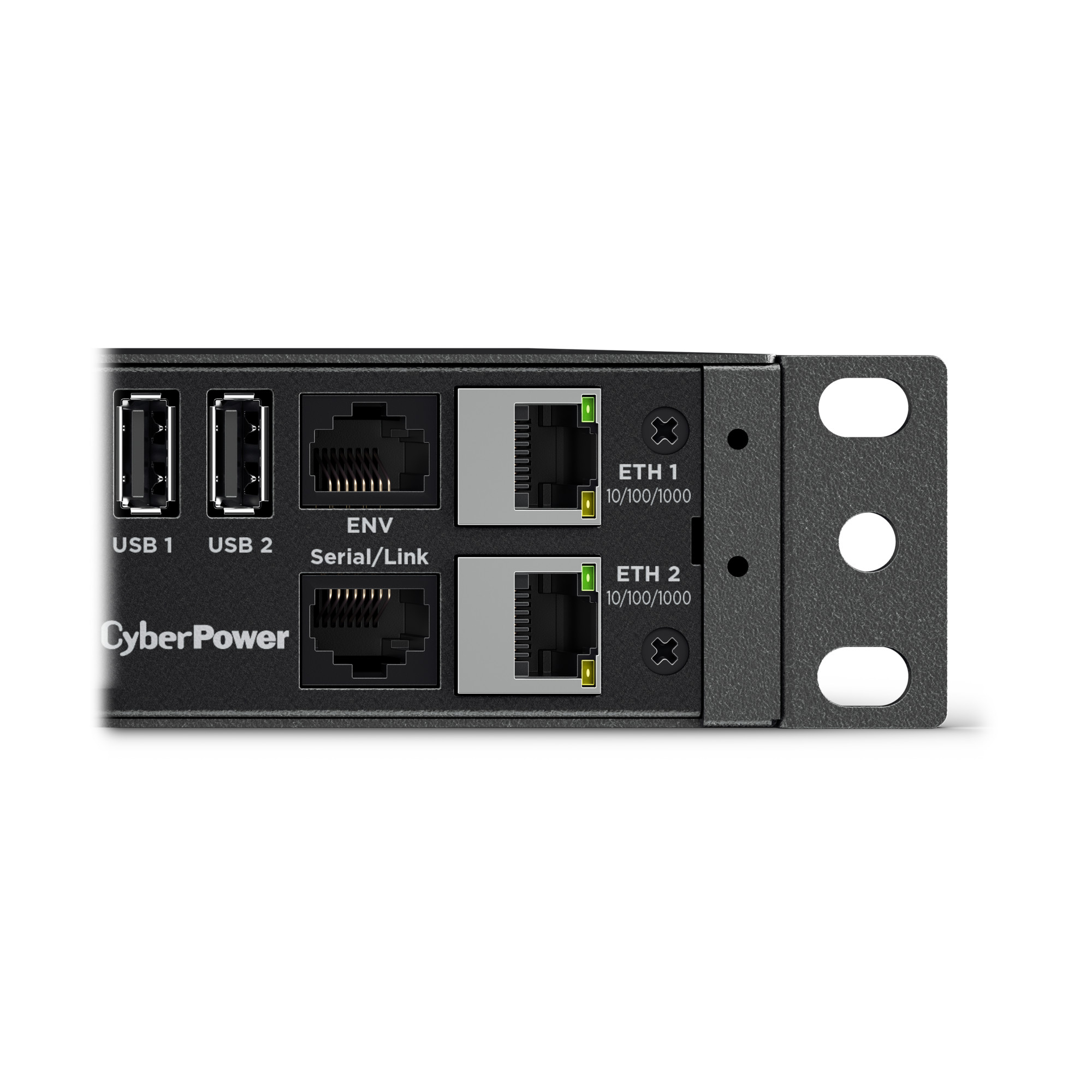 8 Outlets, 12 ft, NEMA 5-15P, Black — view 9